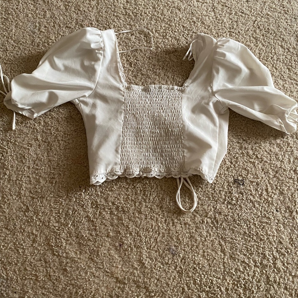 Chic Cream Puff Sleeve Blouse